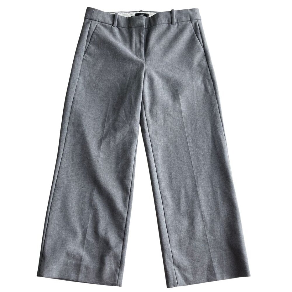 J.Crew 365 Women's Cropped Gray Trousers Size 10 Work Business Casual